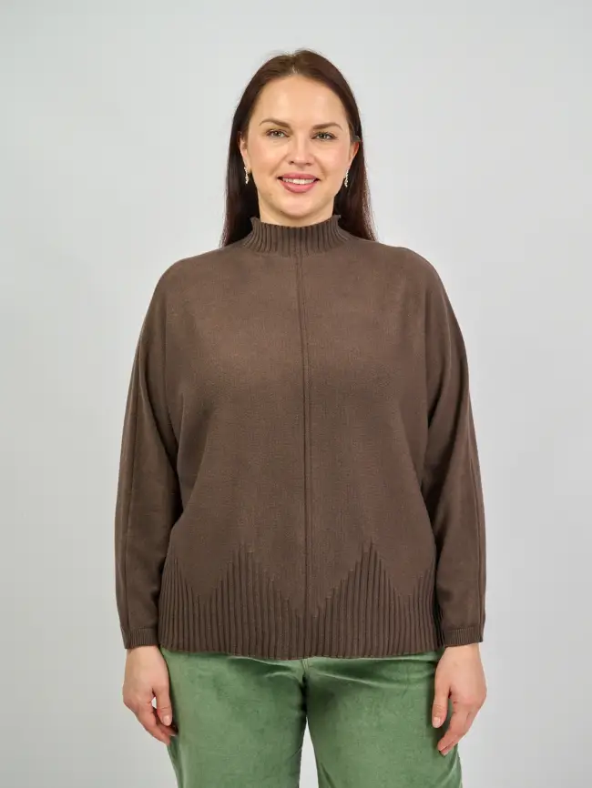 Джемпер 9801 Италия Размер 48-56 фото 2