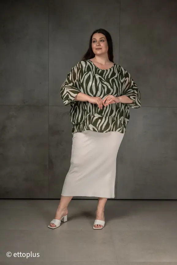 Блуза ЭттоПлюс 30059 Размер 50-58 фото 25