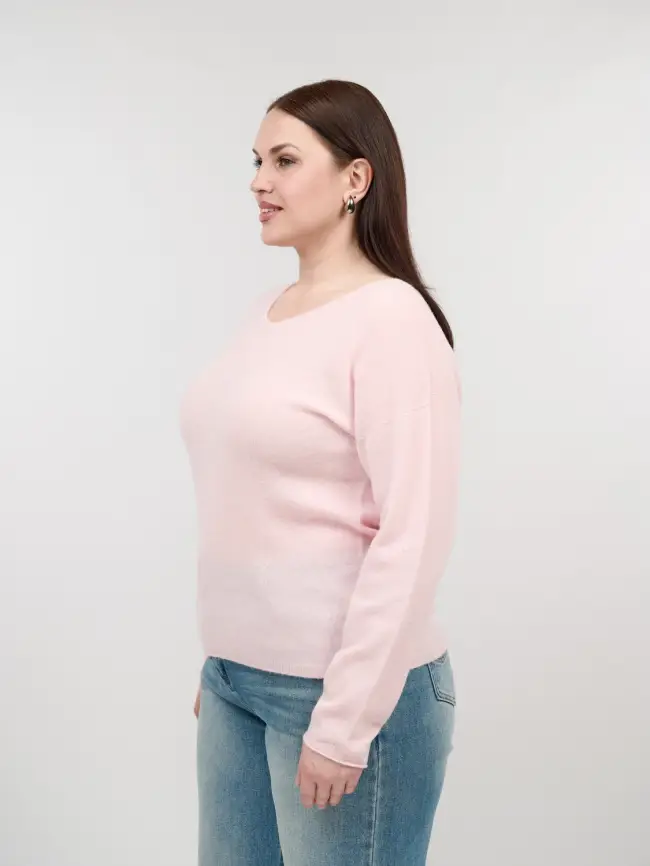 Джемпер шерсть,кашемир 25678 Размер 48-56 фото 17