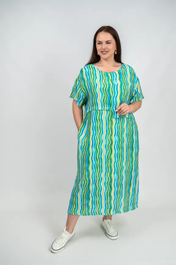 Платье летнее ЭттоПлюс 043 Размеры 50-58 фото 12