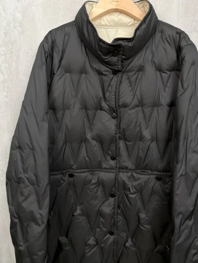 Удлинённая пуховая куртка 90312 Размеры 46-52 фото 28