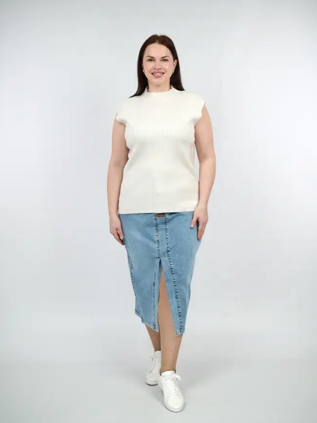 Юбка джинсовая 2331-B Турция фото 2