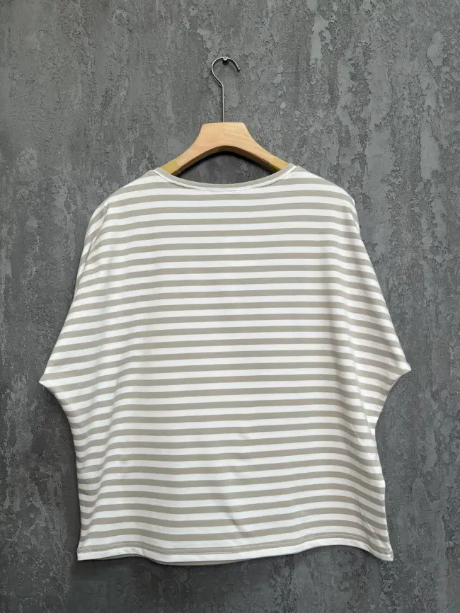 Футболка полоска ЭттоПлюс 33415 Размеры 50-58 фото 36