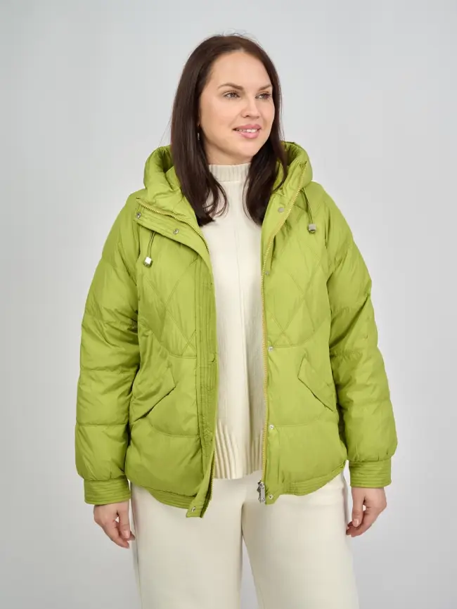 Пуховая куртка ЭттоПлюс 2553 Размер 48-54 фото 145