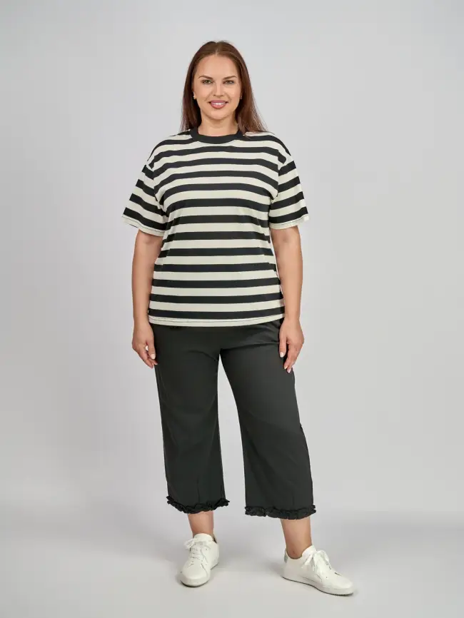 Футболка в полоску 25999 Размер 50-58 фото 2