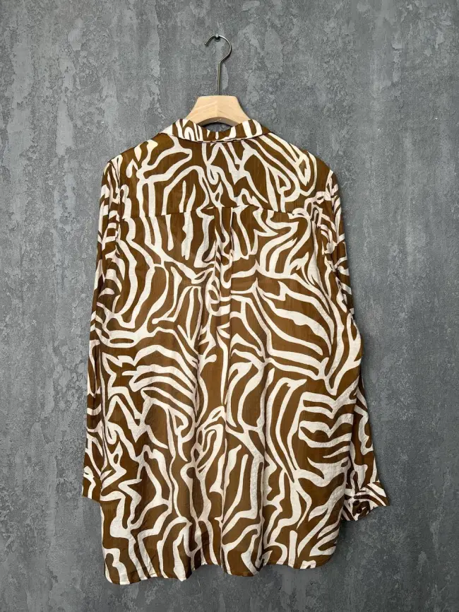 Рубашка с принтом ЭттоПлюс 33411 Размер 46-54 фото 7