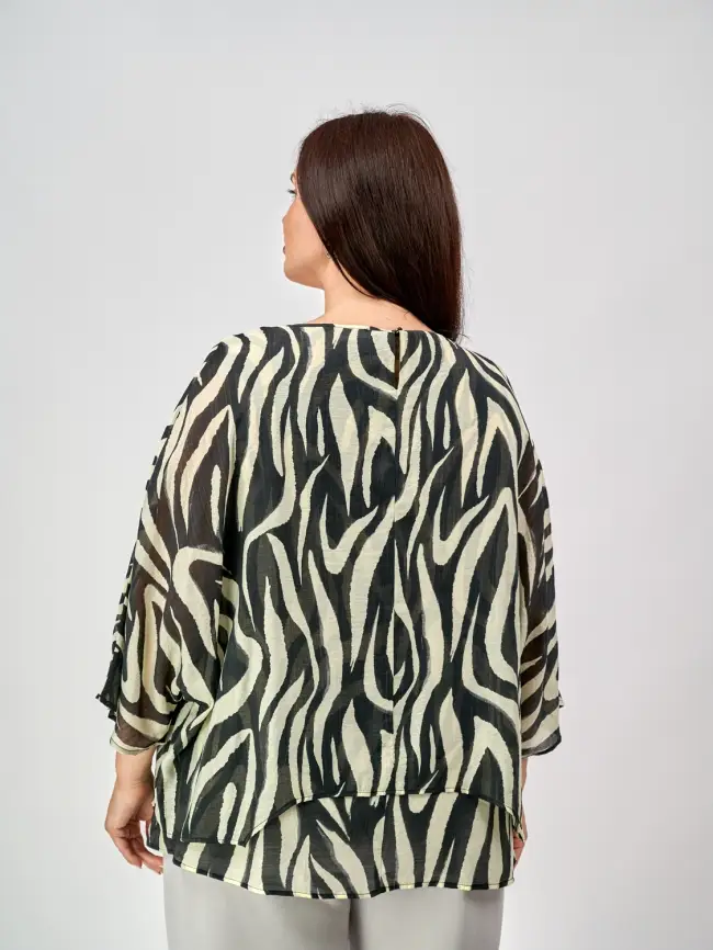 Блуза ЭттоПлюс 30059 Размер 50-58 фото 7