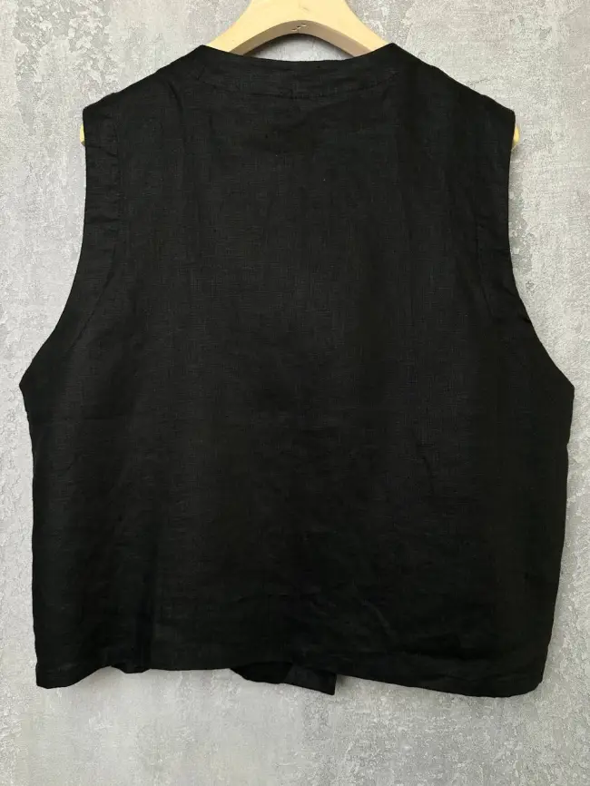 Жилет лен 24055 фото 3