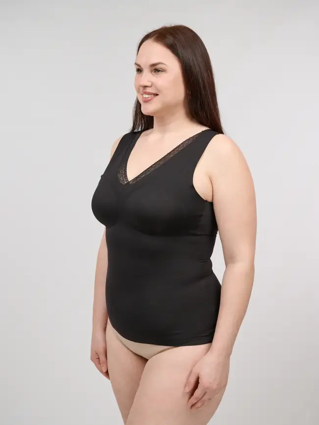 Топ-майка с чашками 1551 Размер 46-54 фото 7