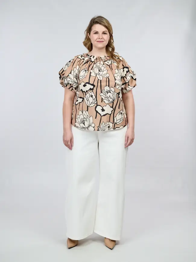 Блуза 26130 размер 46-50 фото 2