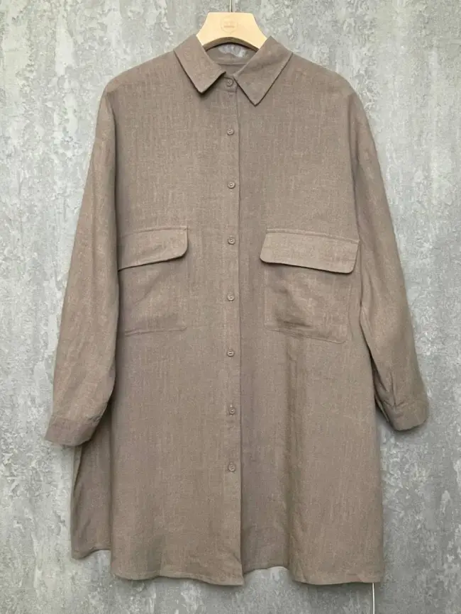 Рубашка-кардиган 6018 Размер 50-58 фото 27