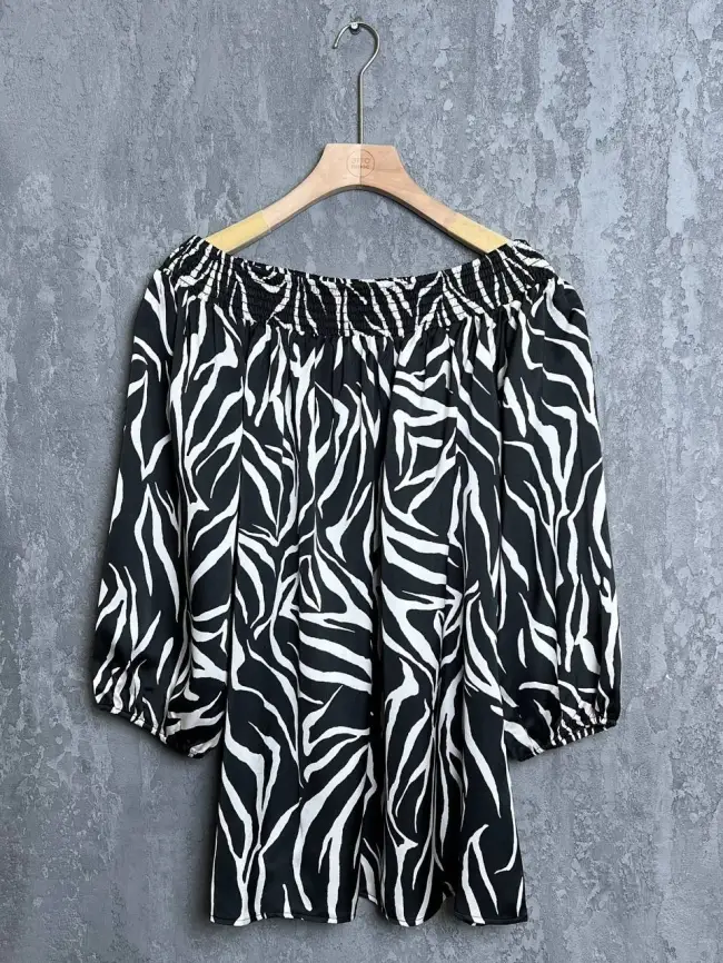 Блуза ЭттоПлюс 34187 Размер 52-58 фото 7