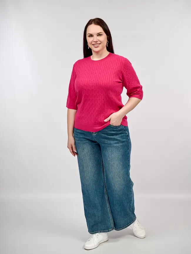 Джемпер 68525 ЭттоПлюс Размер 48-56 фото 18