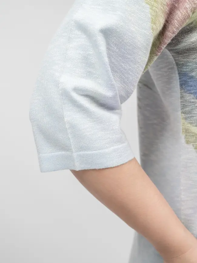 Джемпер облегченный с принтом 1006 Размер 50-58 фото 65