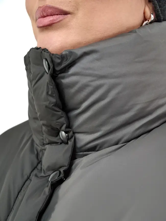 Пуховое пальто 9066 Размер 54-58 фото 12