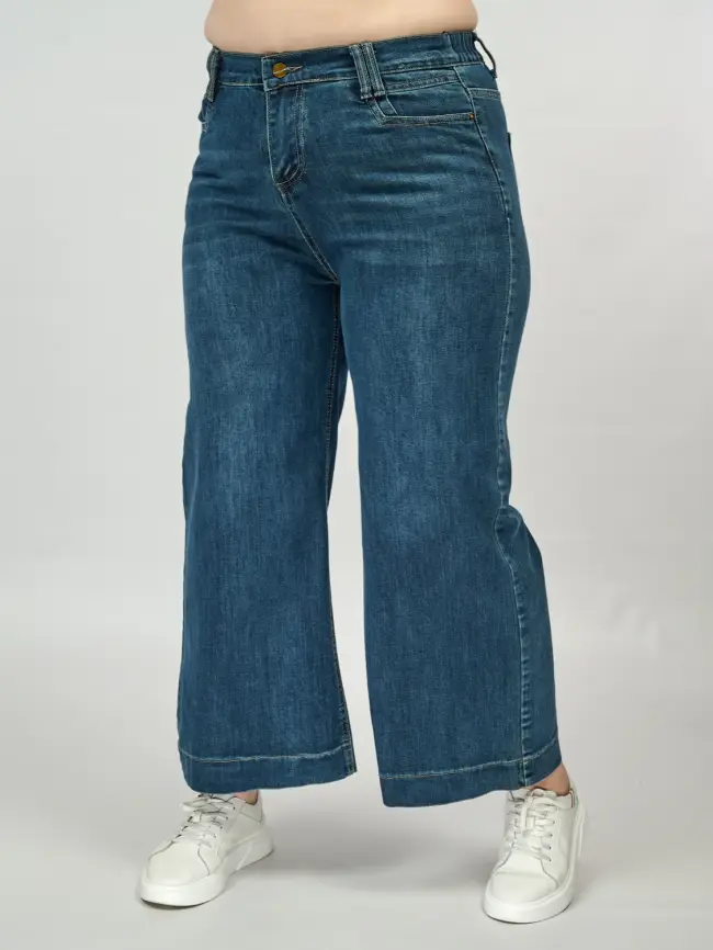 Джинсы палаццо 2506 Размеры 46-54 фото 5