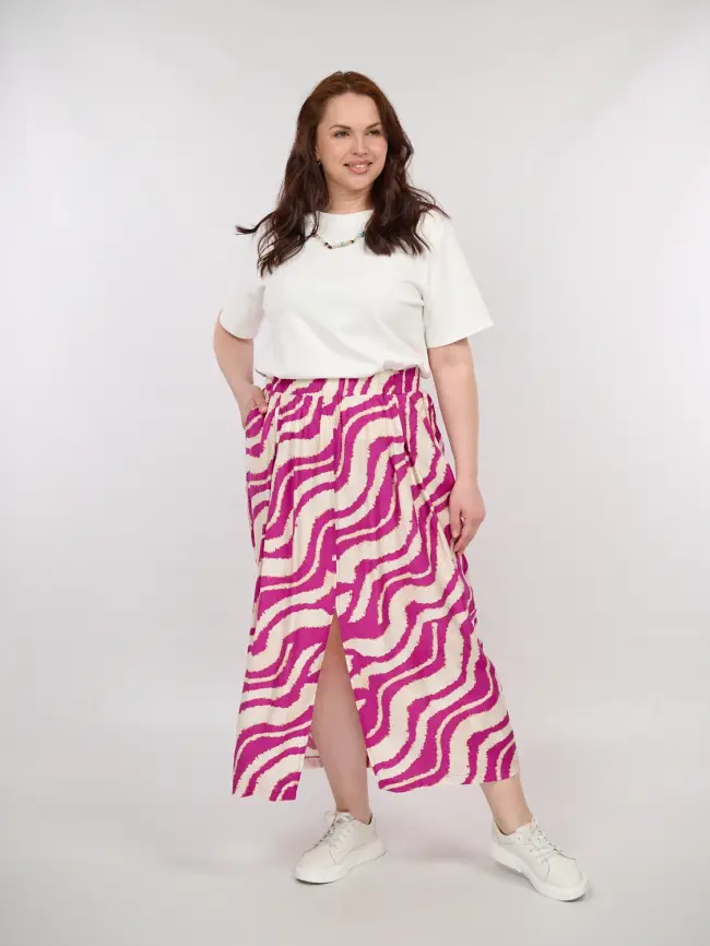 Юбка ЭттоПлюс 0023 Размеры 48-60 фото 2