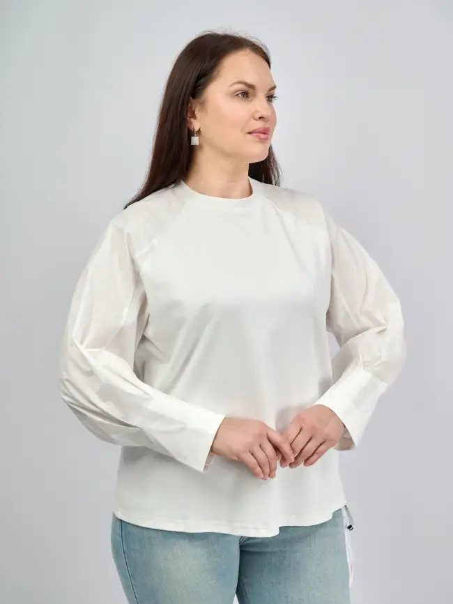 Лонгслив 25198 Размер 50-54 фото 9