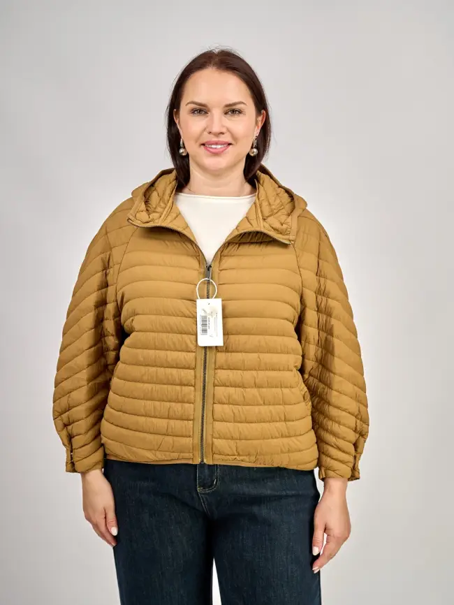 Легкая пуховая куртка 6007 Размер 44-56 фото 4