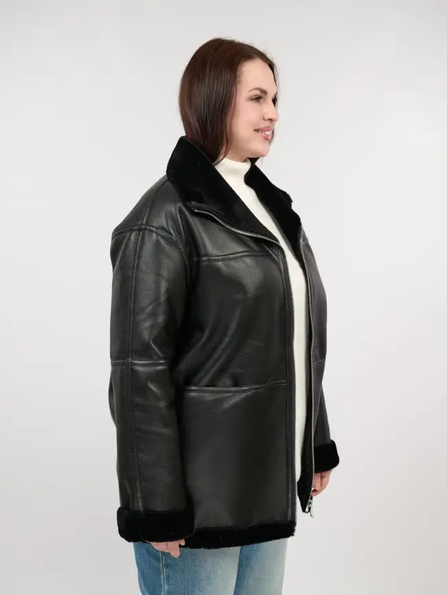 Дубленка 122802 Размер 50-54 фото 17