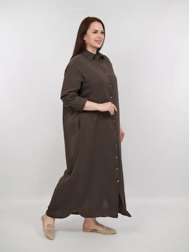 Платье рубашка ЭттоПлюс 261505 Размер 50-58 фото 6