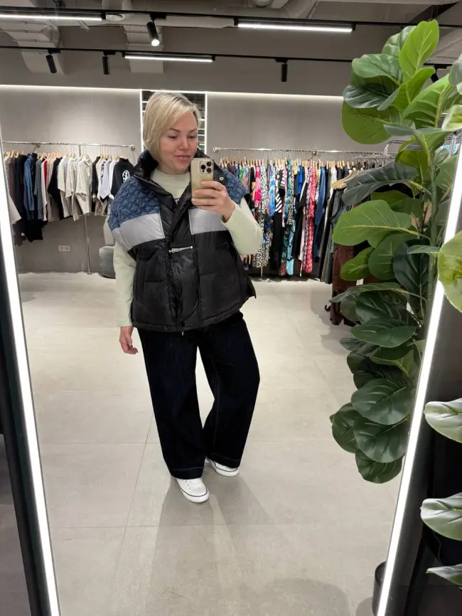 Жилет на двух молниях 1219 Размер 48-58 фото 40