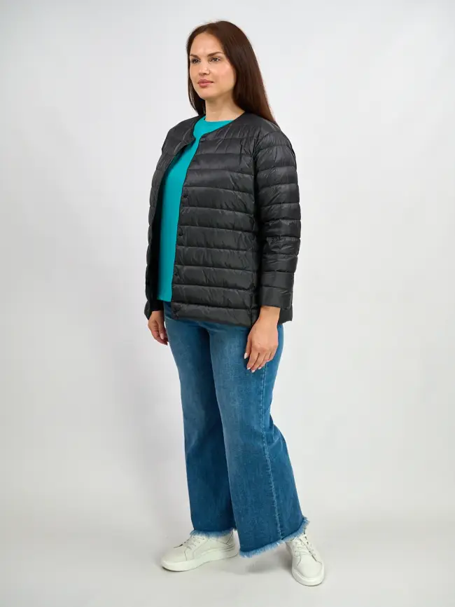 Легкая пуховая куртка 8802 Размер 46-56 фото 20