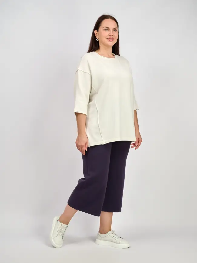 Вязаные кюлоты Этто плюс 273 Размер 50-58 фото 4