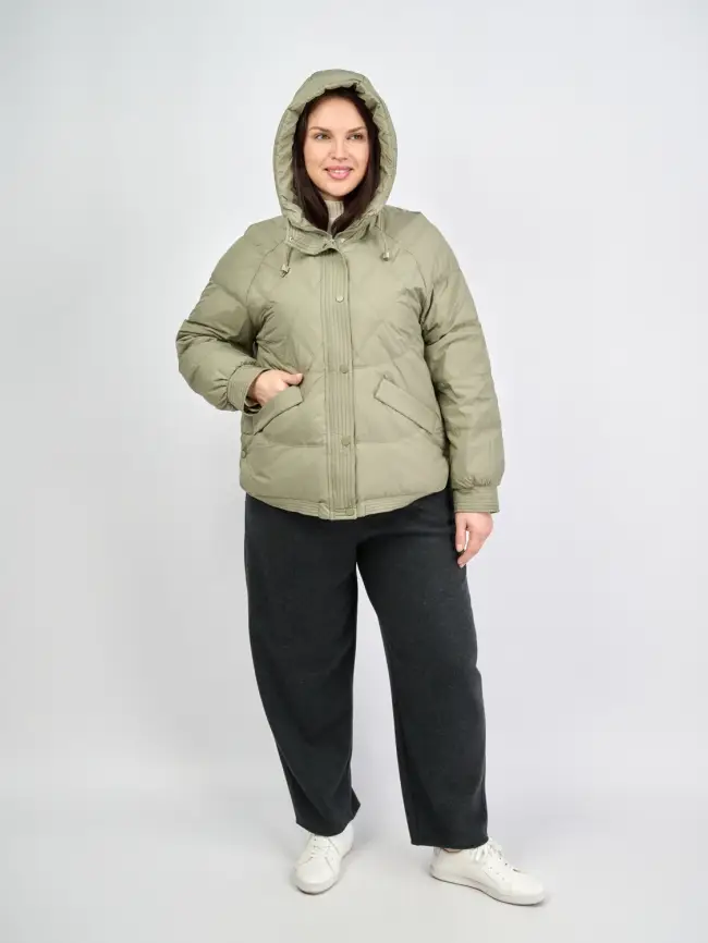 Пуховая куртка ЭттоПлюс 2553 Размер 48-54 фото 94