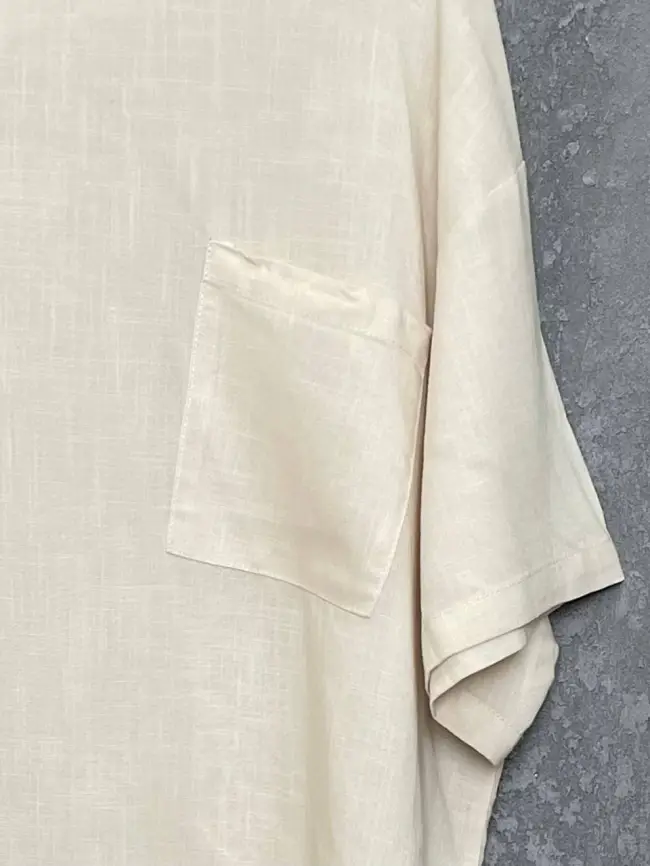 Футболка лен карман 24080 Размер 50-56 фото 41