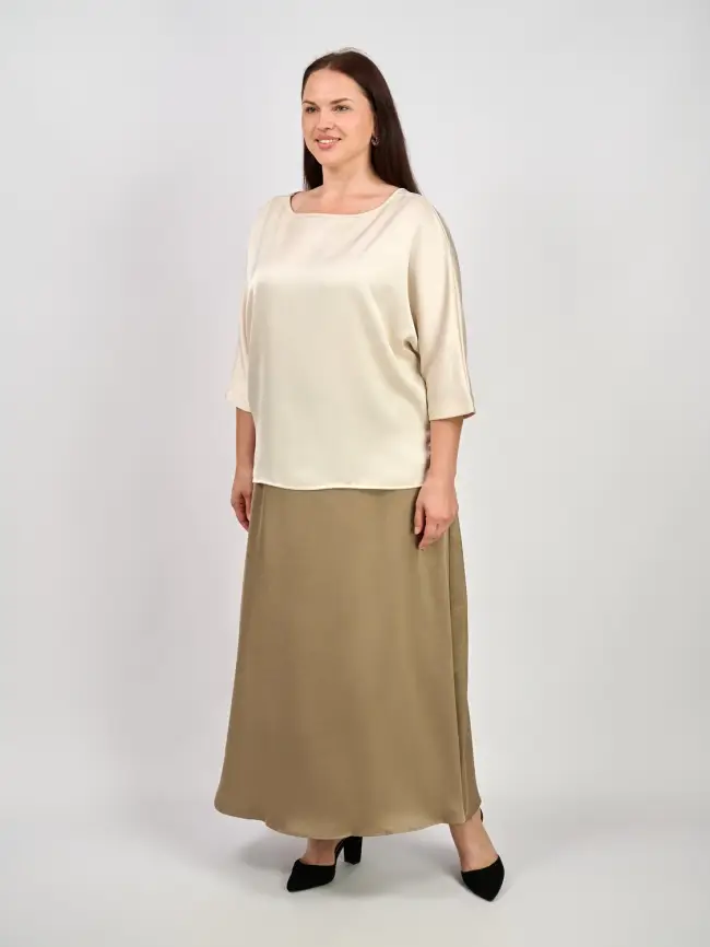 Блуза ЭттоПлюс 1005 Размер 50-58 фото 69