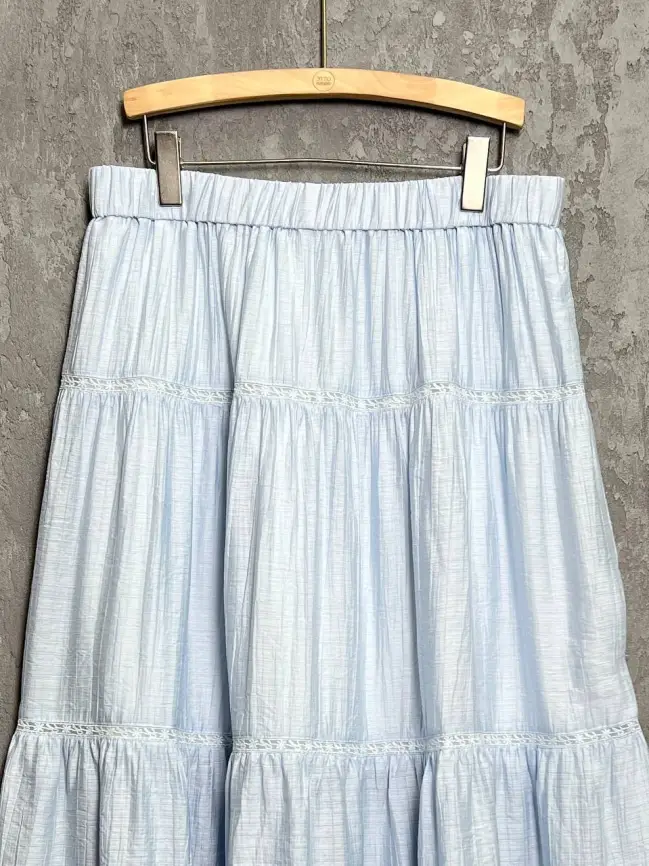 Юбка ярусная 1217 размеры 50- 56 фото 18