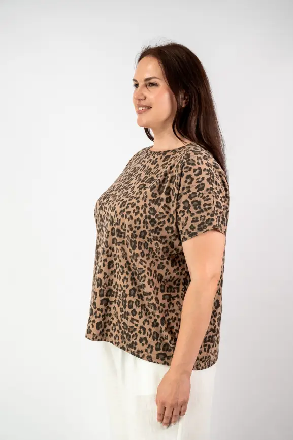 Футболка Леопард ЭттоПлюс 0019-2 Размер 50-58 фото 7
