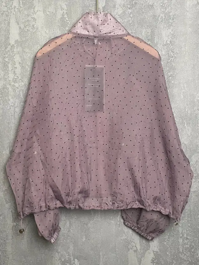 Ветровка-пыльник в горох 6703 Размер 50-58 фото 57