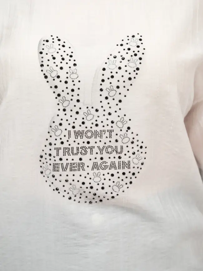 Футболка "Зайчик" 6928 Размер 50-56 фото 9