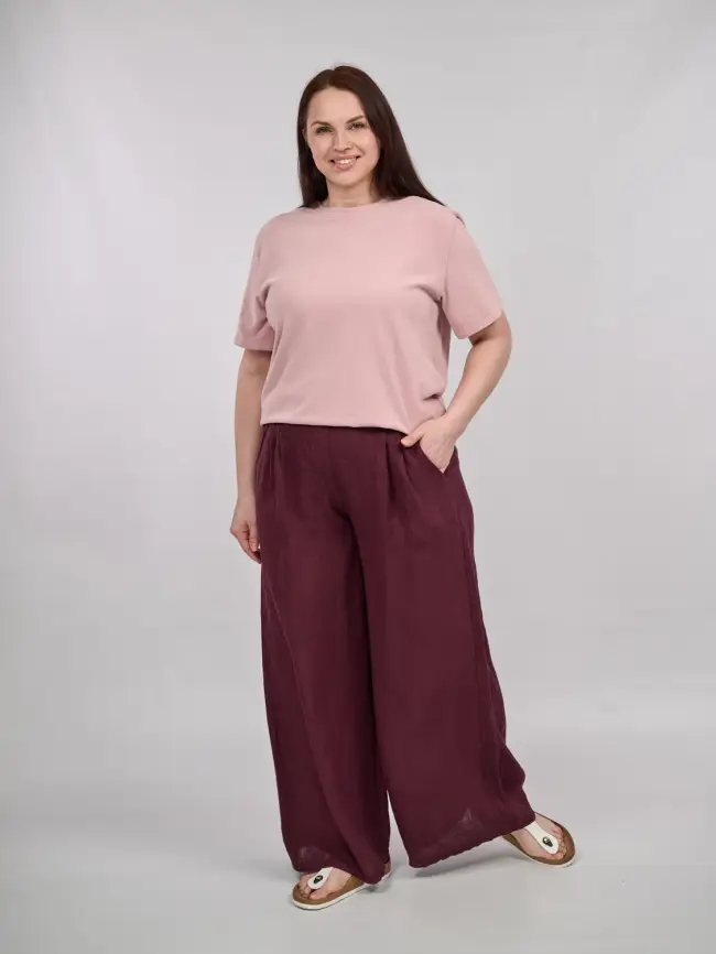 Палаццо лен Италия 7149-10 Размер 50-56 фото 40