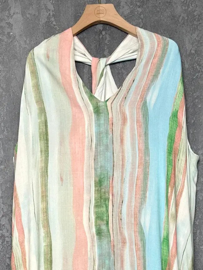 Сарафан в полоску Этто Плюс  0027-1 размер 52- 56 фото 24