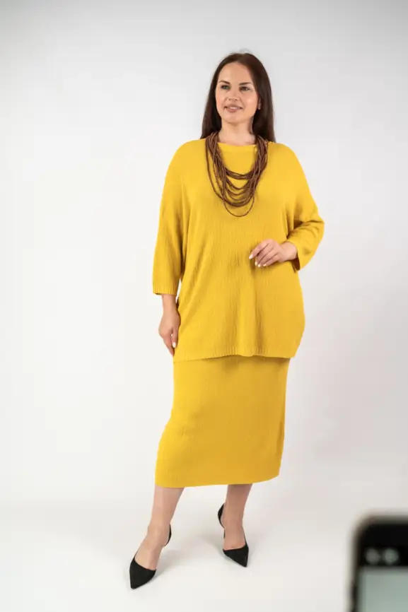 Юбка облегченная ЭттоПлюс 1026-1 Размер 48-56 фото 78