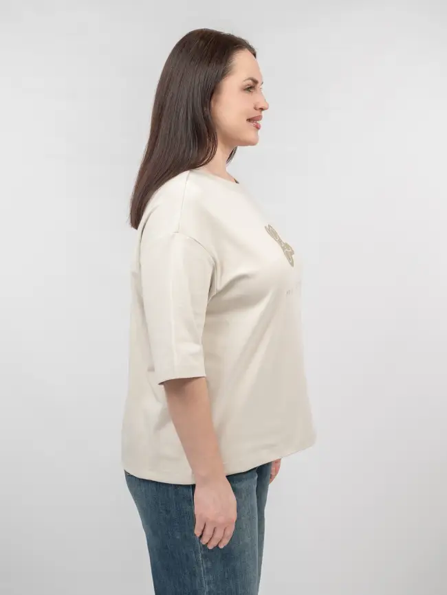 Лонгслив с принтом 95047 Размеры 48-58 фото 54