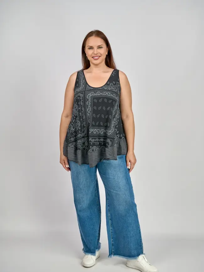 Топ летний Италия 59100 Размер 46-54 фото 3