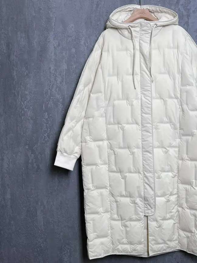 Пуховое пальто 6327 Размеры 50-60 фото 10