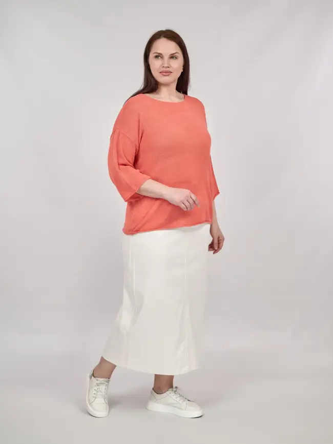 Джемпер облегченный ЭттоПлюс 25107-1 Размер 50-58. фото 140