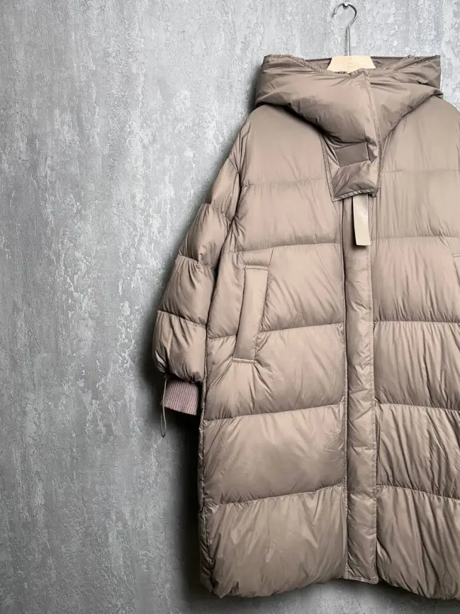 Пуховое пальто 788 Размер 48-54 фото 4