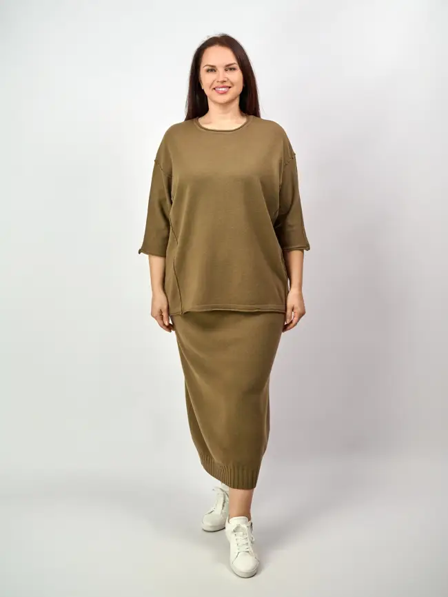 Юбка ЭттоПлюс 665 Размер 50-58 фото 102