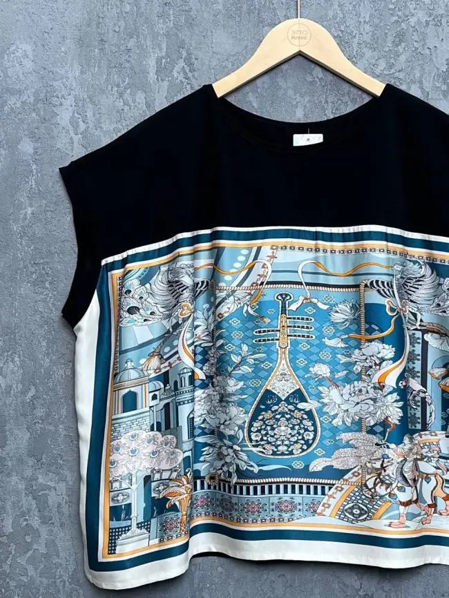 Блуза Италия 8860 Размер 50-58 фото 38