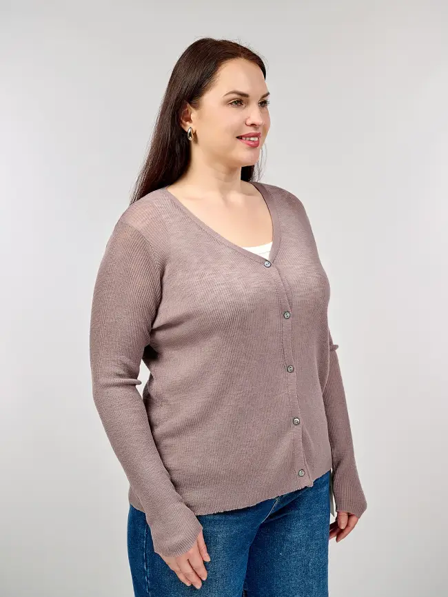 Джемпер-Кардиган 056 Размер 50-56 фото 17