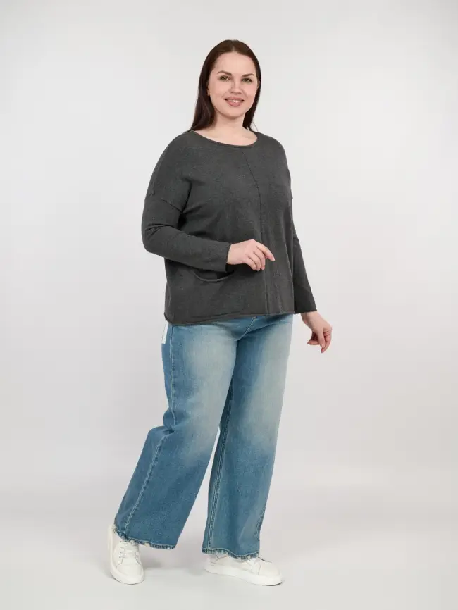 Джемпер ЭттоПлюс 1235 Размер 48-56 фото 106