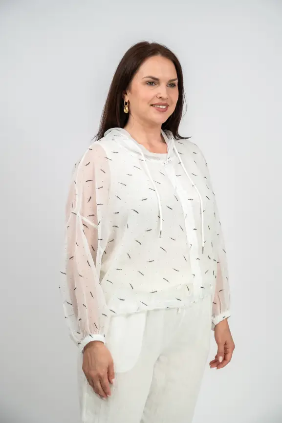 Ветровка-пыльник с принтом 6717 фото 37