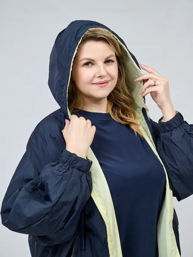 Двухсторонняя ветровка 17167 Размер 50-58 фото 26