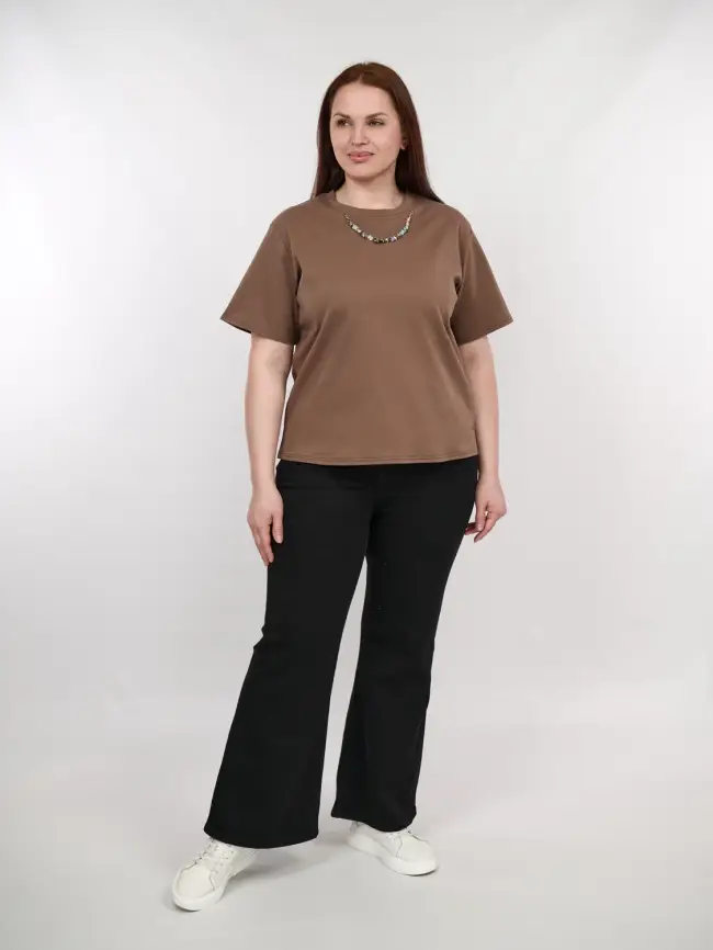 Джинсы клеш Бэст 36025 Размер 50-54 фото 30